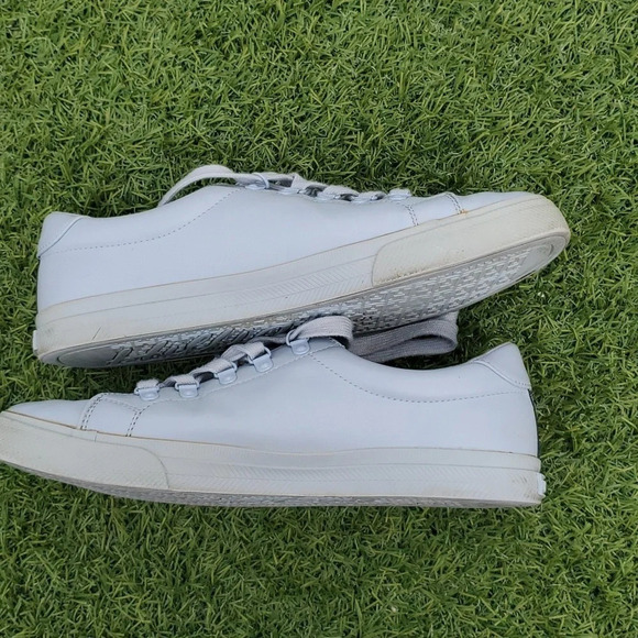 Hillfiger Womens Twlinzer Grey Lace Up Leather Sole Sneakers - Picture 9 of 11